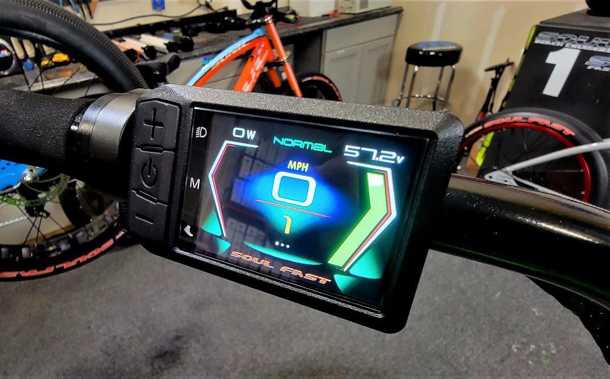 A picture of the screen on a car.