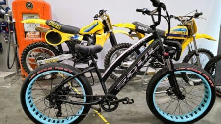 26″ SX DOUBLE BAR STEP-THRU BLACK & TEAL